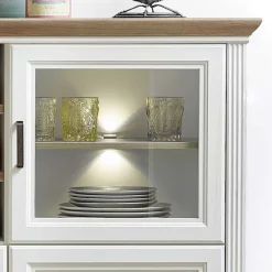 Best Wohnen Landhaus Highboard beleuchtet - Sinolita