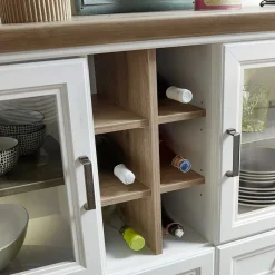 Best Wohnen Landhaus Highboard beleuchtet - Sinolita