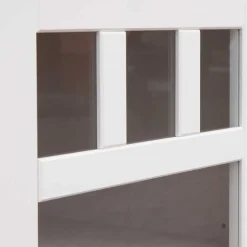 Discount Wohnen Landhaus Highboard in Weiß lackiert - Indico