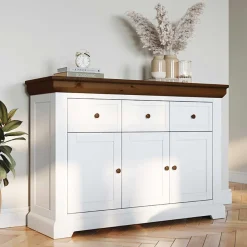 Best Wohnen Landhaus Kombikommode aus Kiefernholz - Zalya