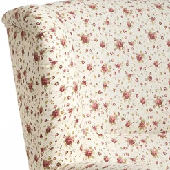 Online Wohnen Landhaus Ohrensessel mit Romantik Blumen Muster - Clean