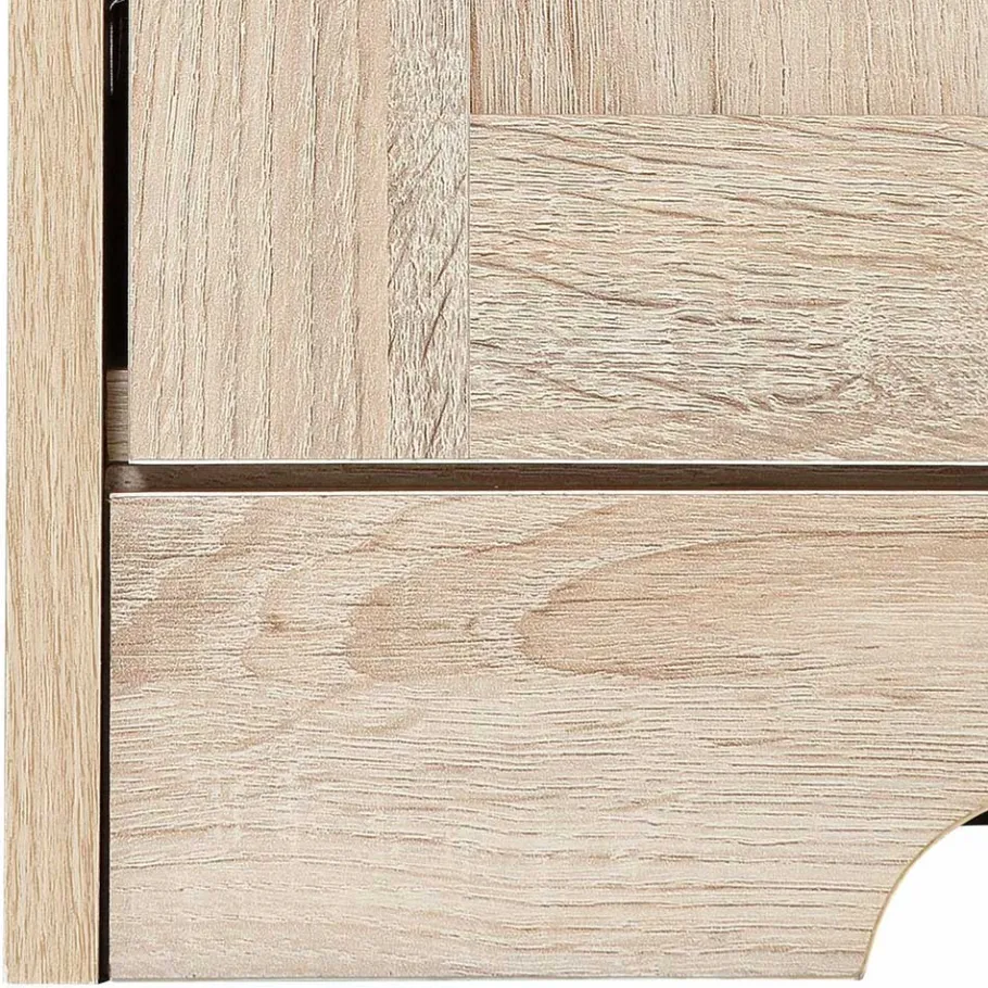 Online Wohnen Landhaus Optik Highboard mit 2 Glastüren - Rienva