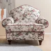 Hot Wohnen Landhaus Polstersessel mit Vintage Blumen Flair - Baonga