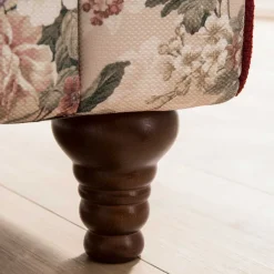 Hot Wohnen Landhaus Polstersessel mit Vintage Blumen Flair - Baonga