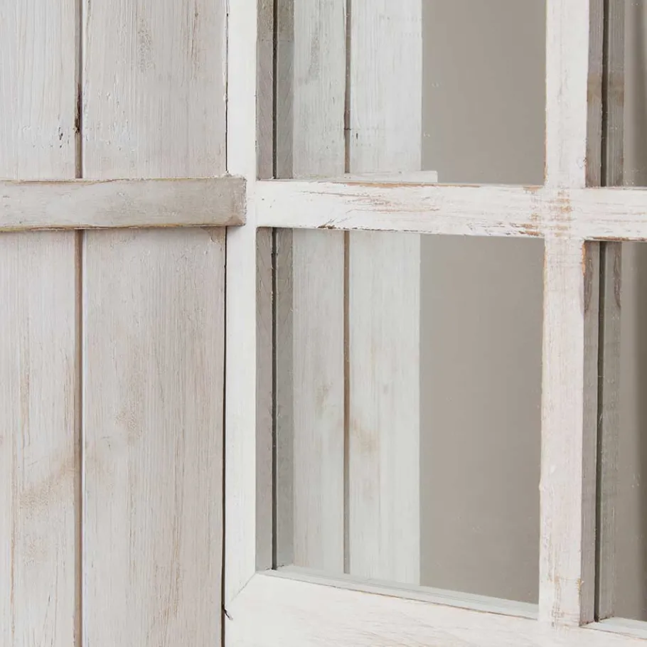 New Wohnen Landhaus Regal im Fenster Look - Sialom