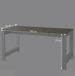 Wohnen Landhaus Schreibtisch & Rollcontainer - Mehady (zweiteilig)