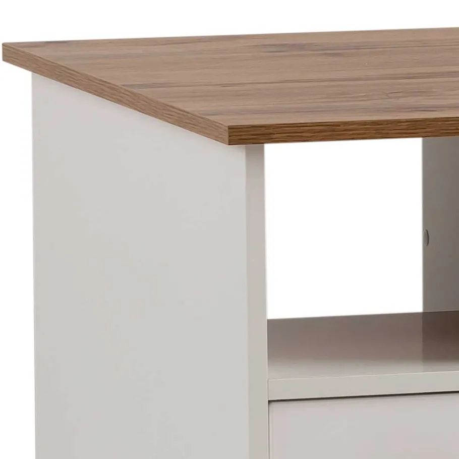 Clearance Wohnen Landhaus Schreibtisch mit drei Schubladen - Salcina