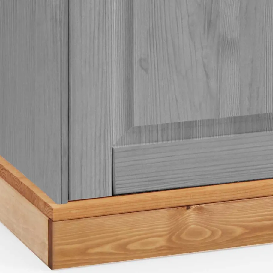 Sale Wohnen Landhaus Sideboard Cempino in Grau