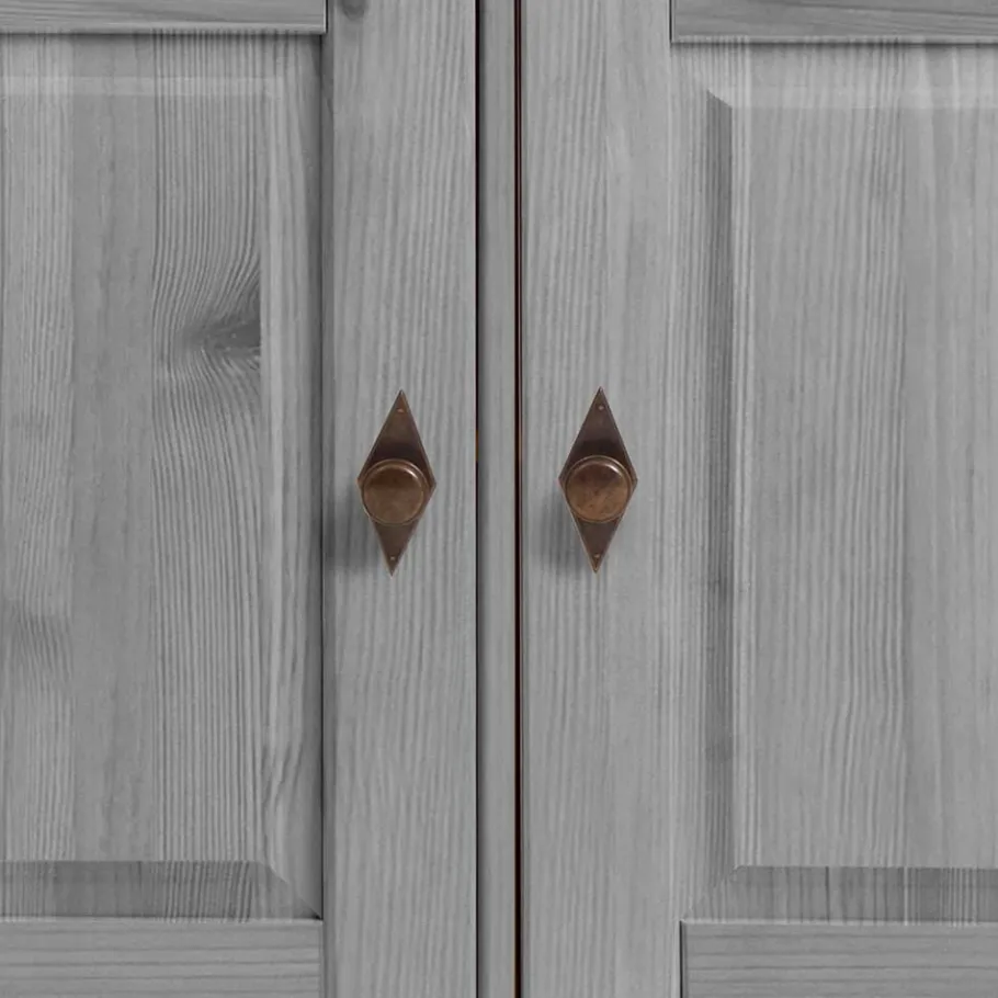 Sale Wohnen Landhaus Sideboard Cempino in Grau