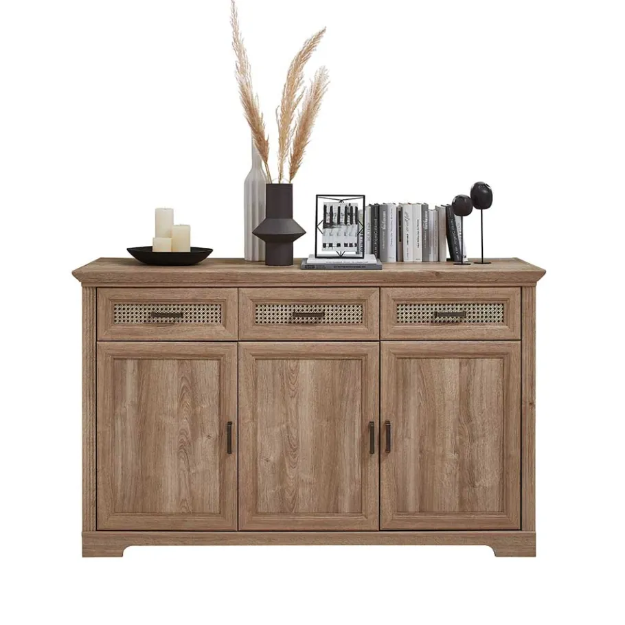 Discount Wohnen Landhaus Sideboard in Eiche Optik - Barack