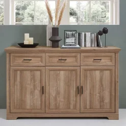 Discount Wohnen Landhaus Sideboard in Eiche Optik - Barack