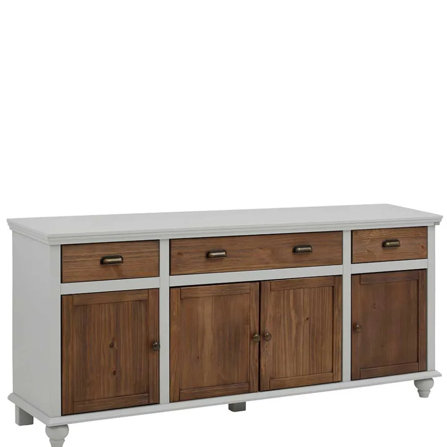 Sale Wohnen Landhaus Sideboard in Holz Braun - Veproma