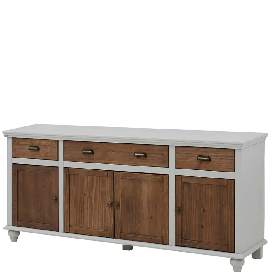 Sale Wohnen Landhaus Sideboard in Holz Braun - Veproma
