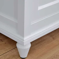 Online Wohnen Landhaus Sideboard in Weiß und Eiche - Smaly