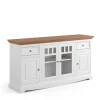 Wohnen Landhaus Sideboard mit Glaseinsätzen - Bordona