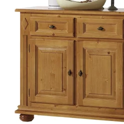 New Wohnen Landhaus Sideboard Terezza aus Fichte Massivholz