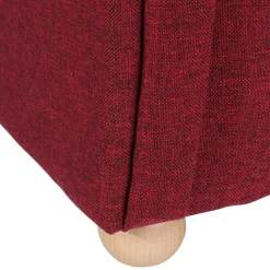 Online Wohnen Landhaus Sofa in Rot mit Karomuster - Lyatea