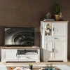 Outlet Wohnen Landhaus TV Bank & Highboard - Sinolita (zweiteilig)