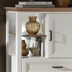 Outlet Wohnen Landhaus TV Bank & Highboard - Sinolita (zweiteilig)
