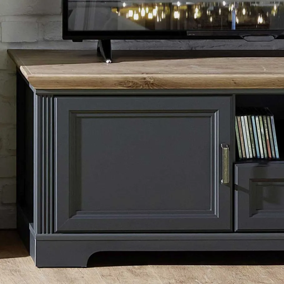 Clearance Wohnen Landhaus TV Board in Grau - Thumbs