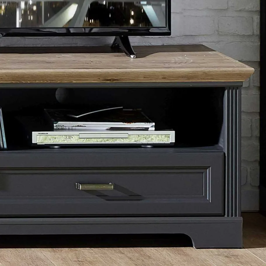 Clearance Wohnen Landhaus TV Board in Grau - Thumbs