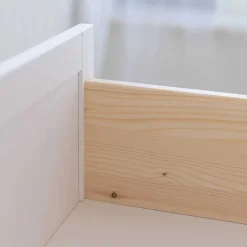Sale Wohnen Landhaus TV Board in Weiß & Kiefer Natur - Saluts