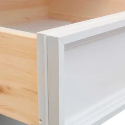Wohnen Landhaus TV-Board lackiert in Weiß - Indico