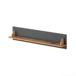 Online Wohnen Landhaus Wandboard in Grau und Kiefer - Eromsia (2er Set)