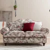 Online Wohnen Landhaus Zweisitzer Couch mit Blumen - Baonga