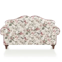 Online Wohnen Landhaus Zweisitzer Couch mit Blumen - Baonga