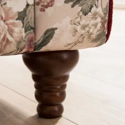 Online Wohnen Landhaus Zweisitzer Couch mit Blumen - Baonga