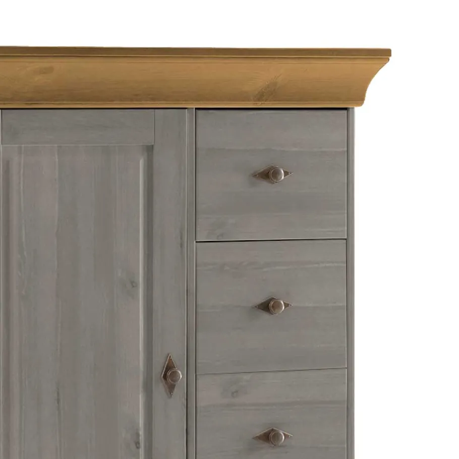 Sale Wohnen Landhausstil Kommode Cempino in Grau