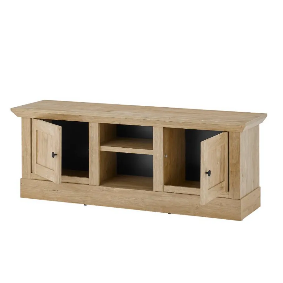 Outlet Wohnen Landhaus-TV-Board in Eiche Gold - Hengas