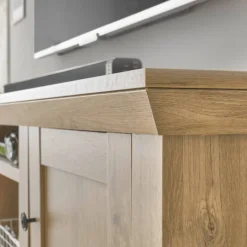 Outlet Wohnen Landhaus-TV-Board in Eiche Gold - Hengas