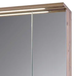 Clearance Wohnen LED Bad-Spiegelschrank in Touchwood - Dadros