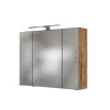 Discount Wohnen LED Licht Spiegelschrank mit 3D Effekt - Athrin