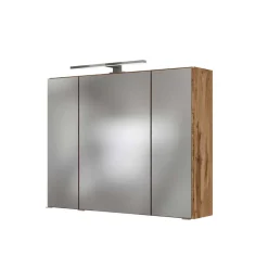 Discount Wohnen LED Licht Spiegelschrank mit 3D Effekt - Athrin