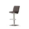 New Wohnen Leder Barhocker Bordana in Braun