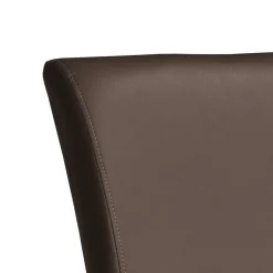 New Wohnen Leder Barhocker Bordana in Braun