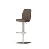 Outlet Wohnen Leder Barhocker Modernoa in Braun