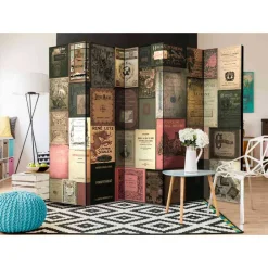 Sale Wohnen Leinwand Paravent Alte Buch Titel - Egilla