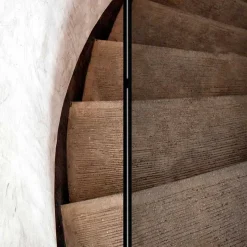 Online Wohnen Leinwand Paravent mit Foto Wendeltreppe - Segrino
