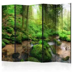 Discount Wohnen Leinwand Raumtrenner Wald Landschaft - Habanna