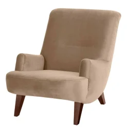 Sale Wohnen Lesesessel in Beige und Nussbaum - Ulada I