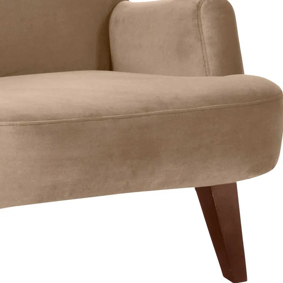 Sale Wohnen Lesesessel in Beige und Nussbaum - Ulada I