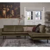 Outlet Wohnen L-Form Wohnzimmer Sofa in Taupe Samt - Museo