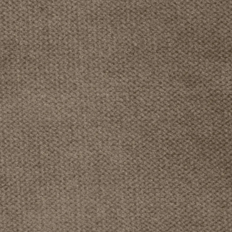 Outlet Wohnen L-Form Wohnzimmer Sofa in Taupe Samt - Museo