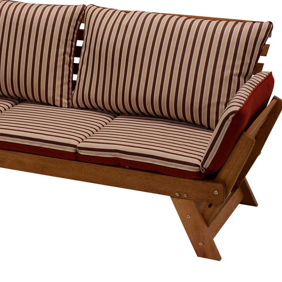 Outlet Wohnen Liege Gartensofa mit verstellbaren Armlehnen - Licox