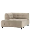 Hot Wohnen Linkes Eckmodul - Systemsofa in Hellgrau - Beno