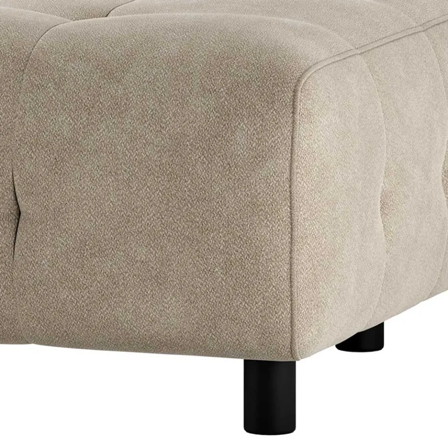 Hot Wohnen Linkes Eckmodul - Systemsofa in Hellgrau - Beno